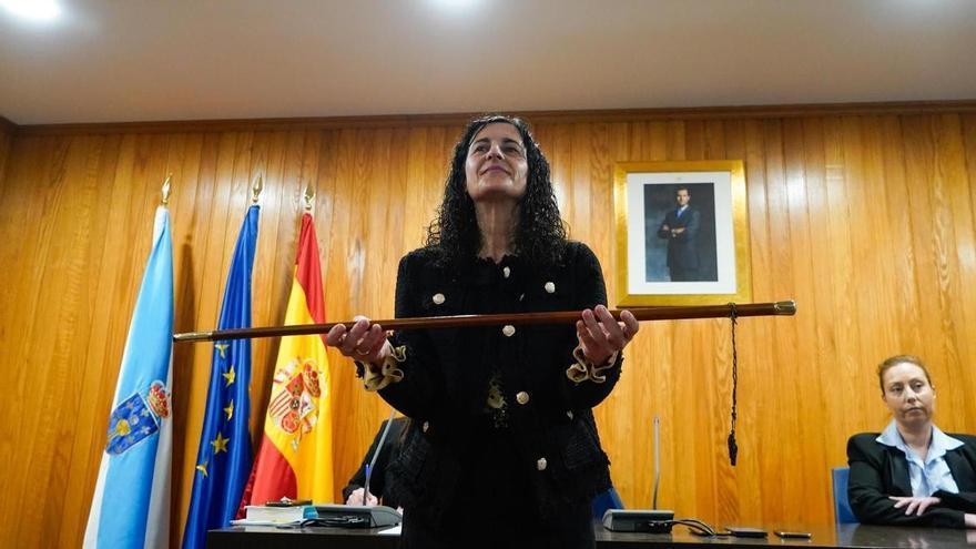 Investidura de María Pan como primera alcaldesa de Cambre