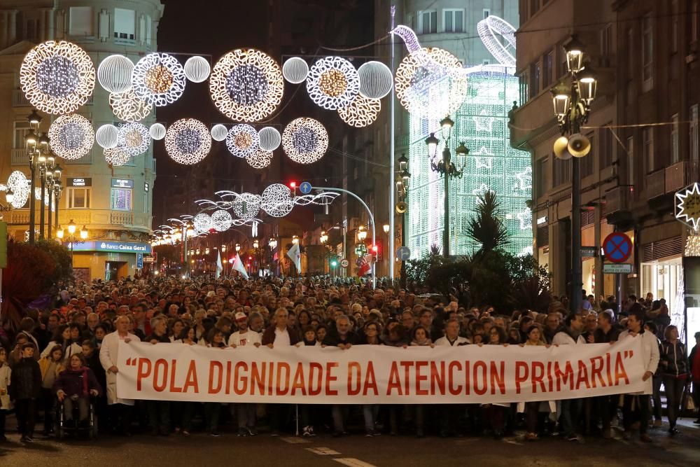 Manifestación en Vigo por la sanidad pública