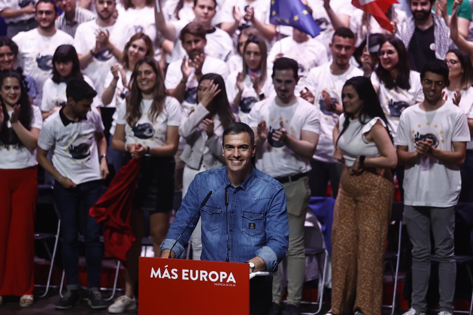 Sánchez abre la campaña de las elecciones europeas en València