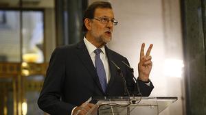 Rajoy, després de la seva reunió amb Albert Rivera: Avui hem fet un primer pas.