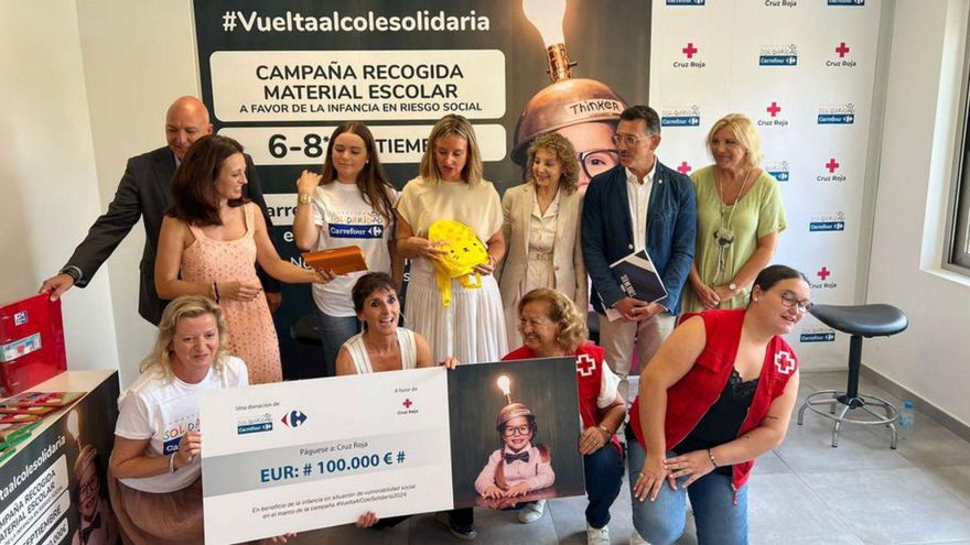 Nueva edición de la ‘Vuelta al Cole Solidaria’ de Carrefour y Cruz Roja