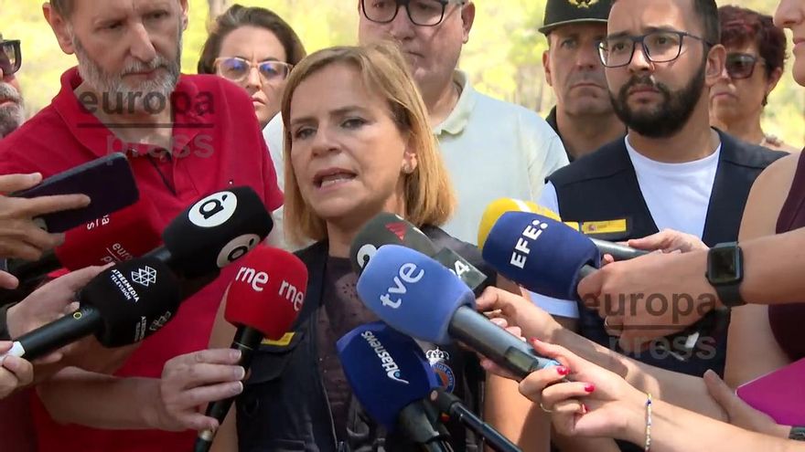Pilar Bernabé apunta que el incendio de Ibi se originó en una comunidad religiosa de la zona