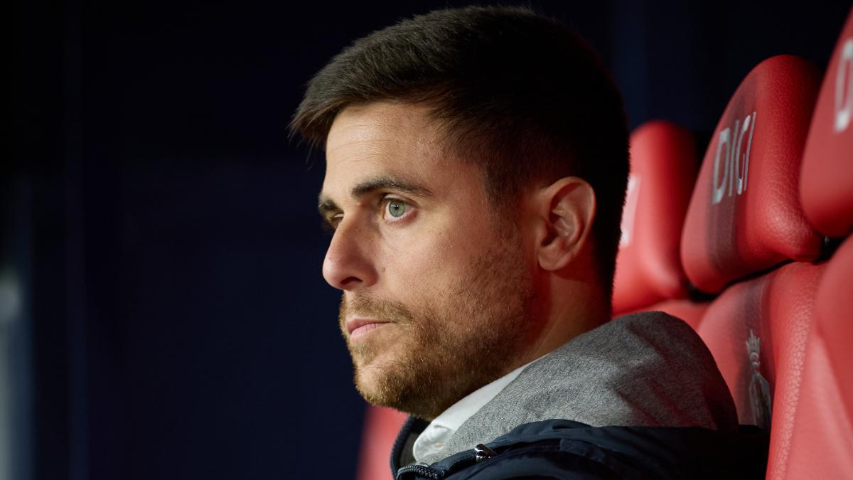 Alessio Lisci, durante el partido ante el Celta