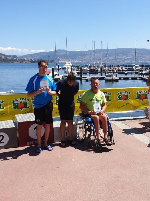 La Travesía a Nado de Moaña reúne a lo mejor del triatlón nacional