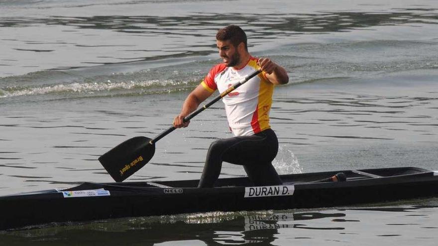 Daniel Durán, durante una competición. // FDV