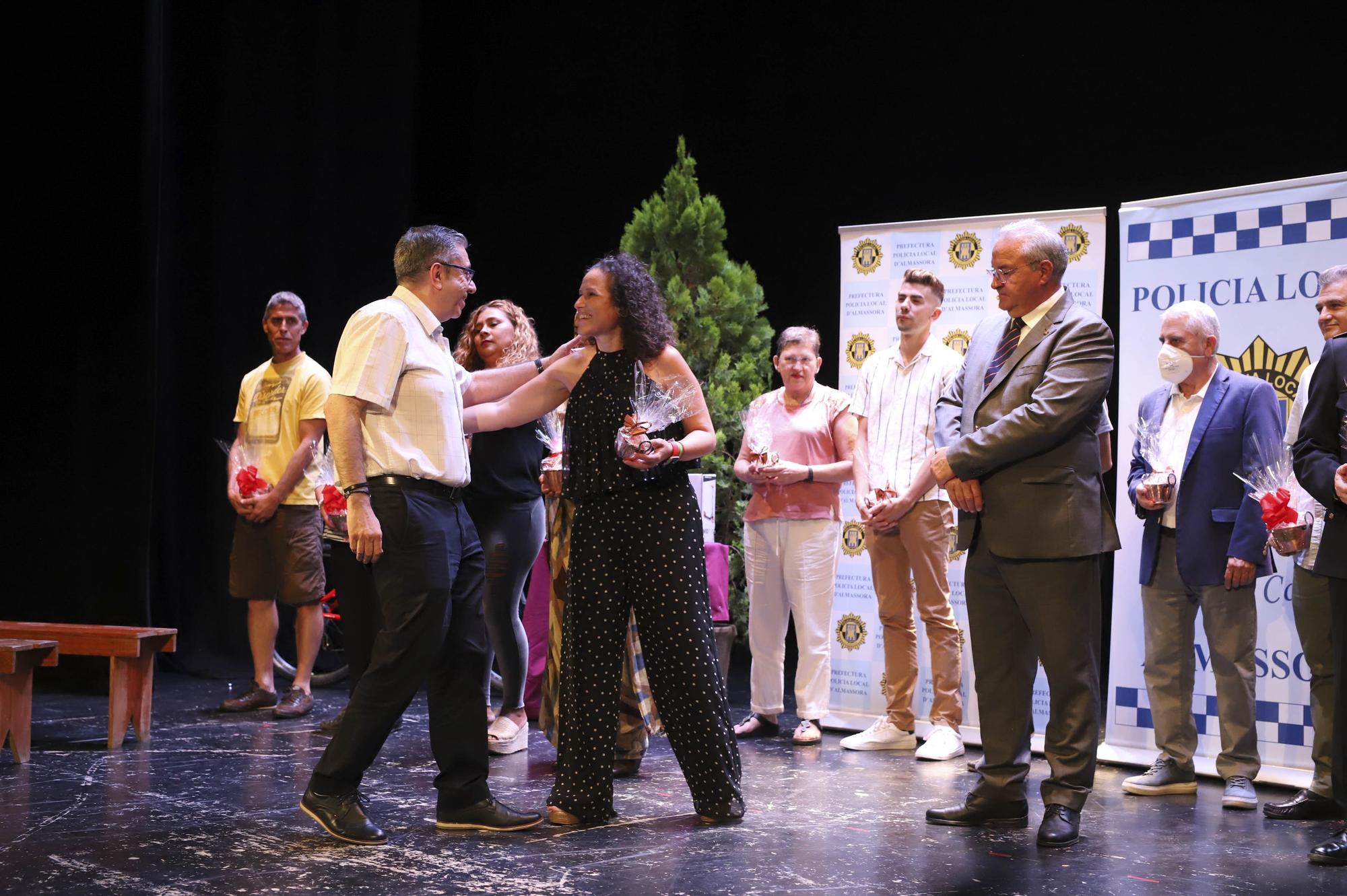 Las fotos de los premiados por la Policía Local de Almassora en su festividad