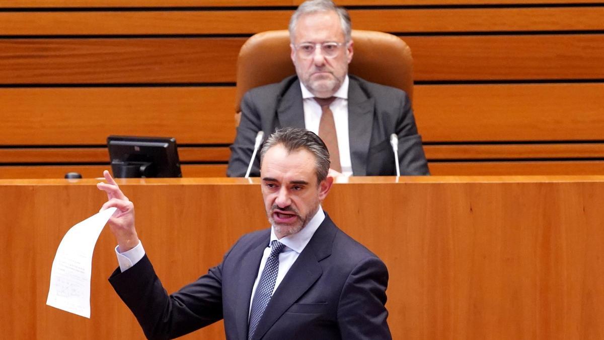 Intervención del portavoz de Vox David Hierro en la primera jornada del Debate de política general de la Junta de Castilla y León en las Cortes