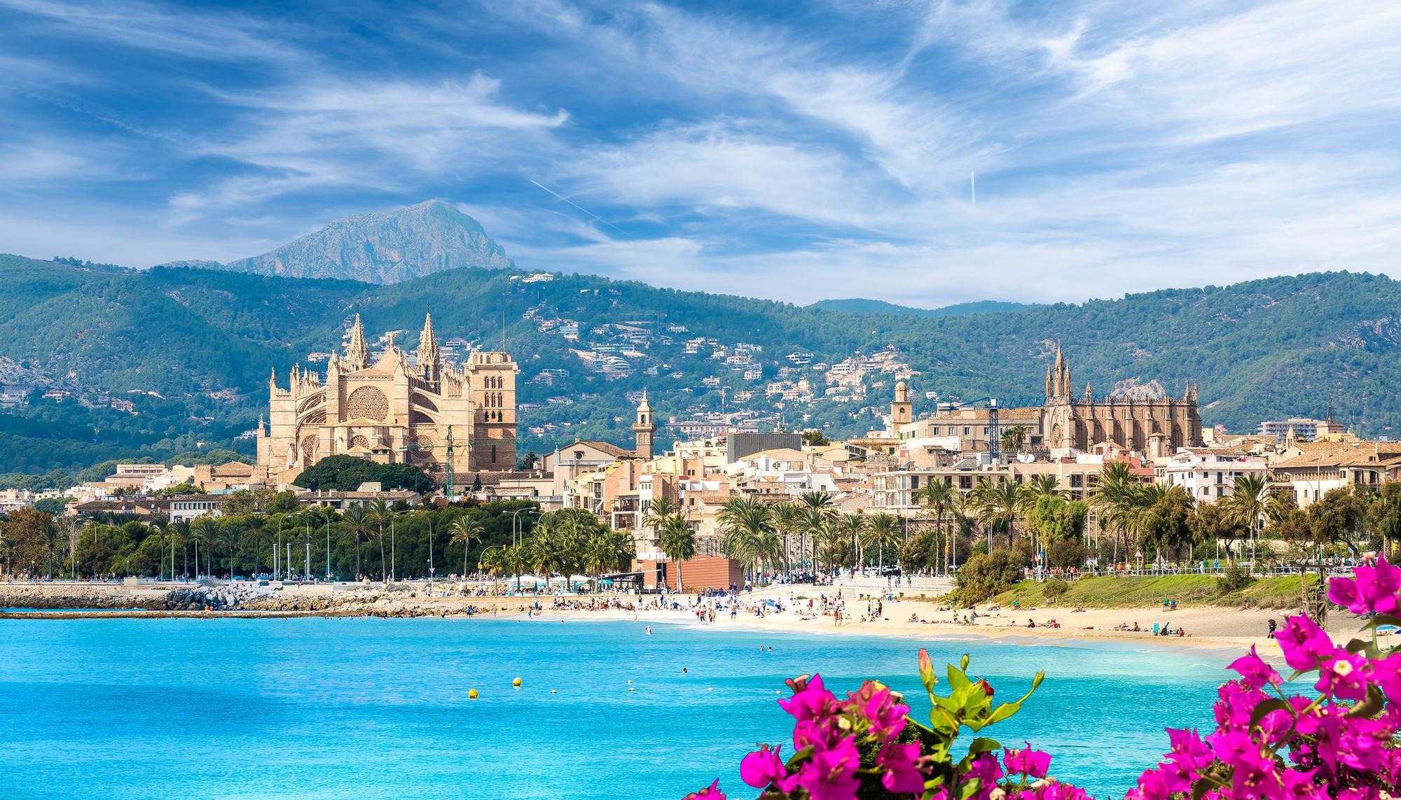 Paisaje de playa de Mallorca