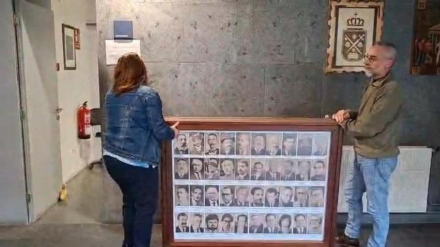 El gobierno de Cangas descuelga y retira el cuadro con la imagen del verdugo de Peset Aleixandre