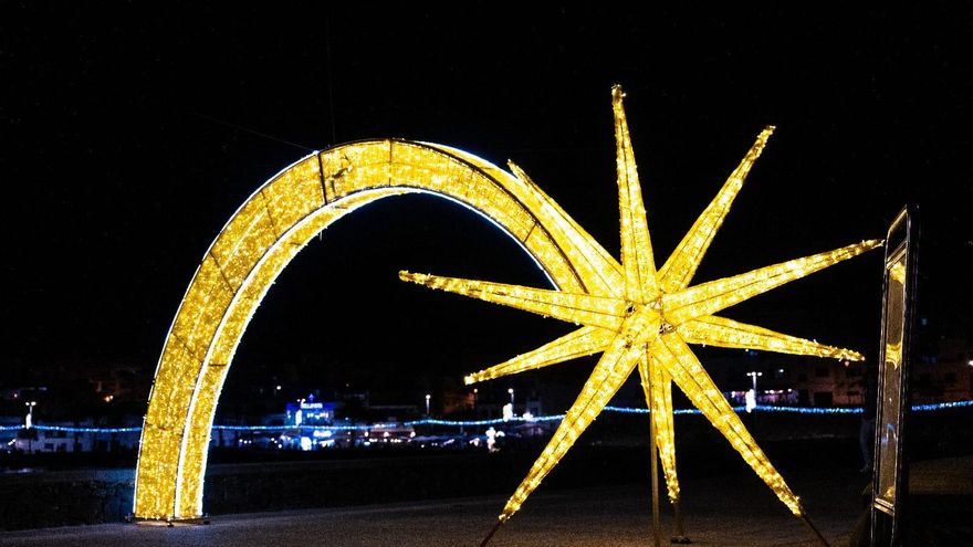 Encendido del alumbrado navideño en Arrecife 2024