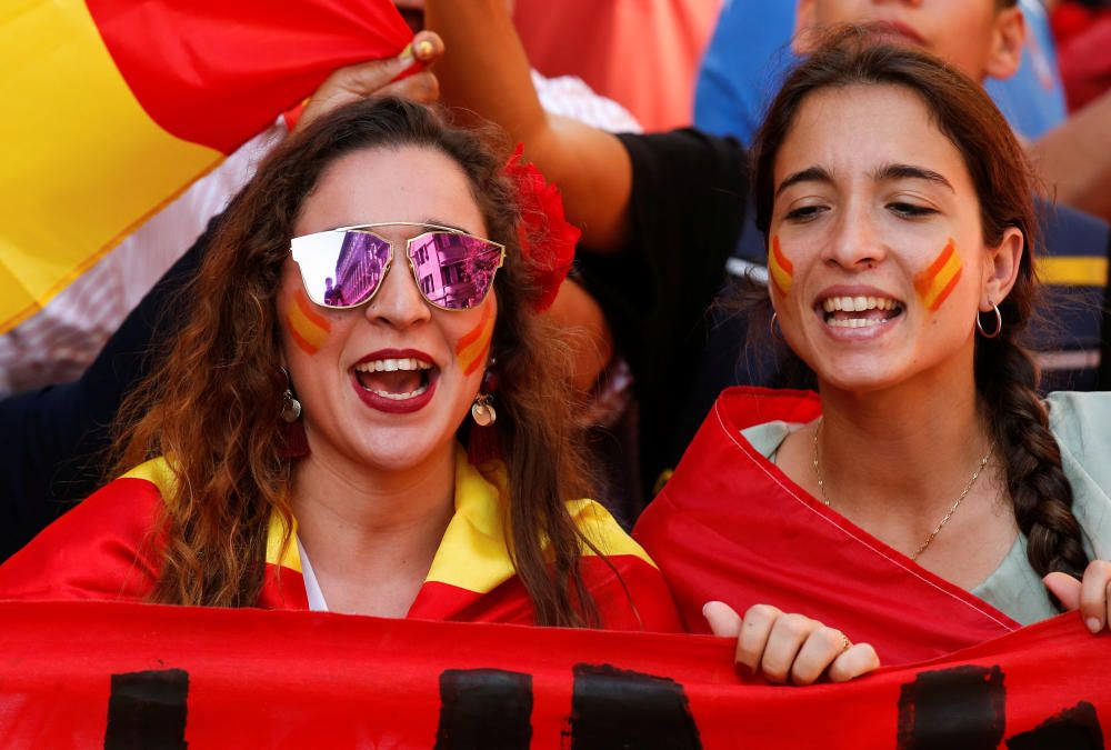 Manifestación en Barcelona por la unidad de España