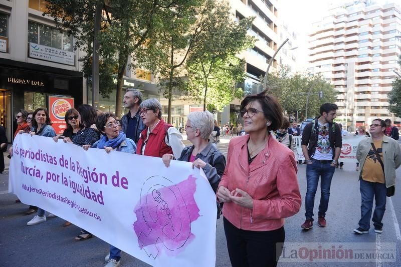 Manifestación contra la violencia patriarcal en Murcia