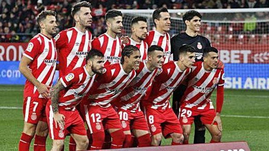 L&#039;onze titular que el Girona va presentar ara fa poques setmanes a Montilivi per enfrontar-se a l&#039;Alabès.