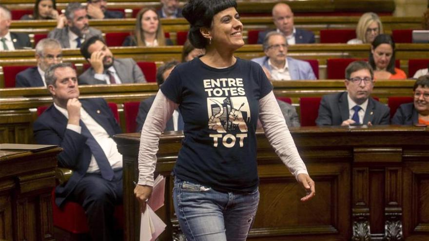 Anna Gabriel defiende la república catalana como la única vía posible