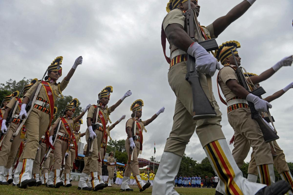 La India celebra este lunes 75 años de su independencia del imperio británico, con una ceremonia desarrollada en el Fuerte Rojo.