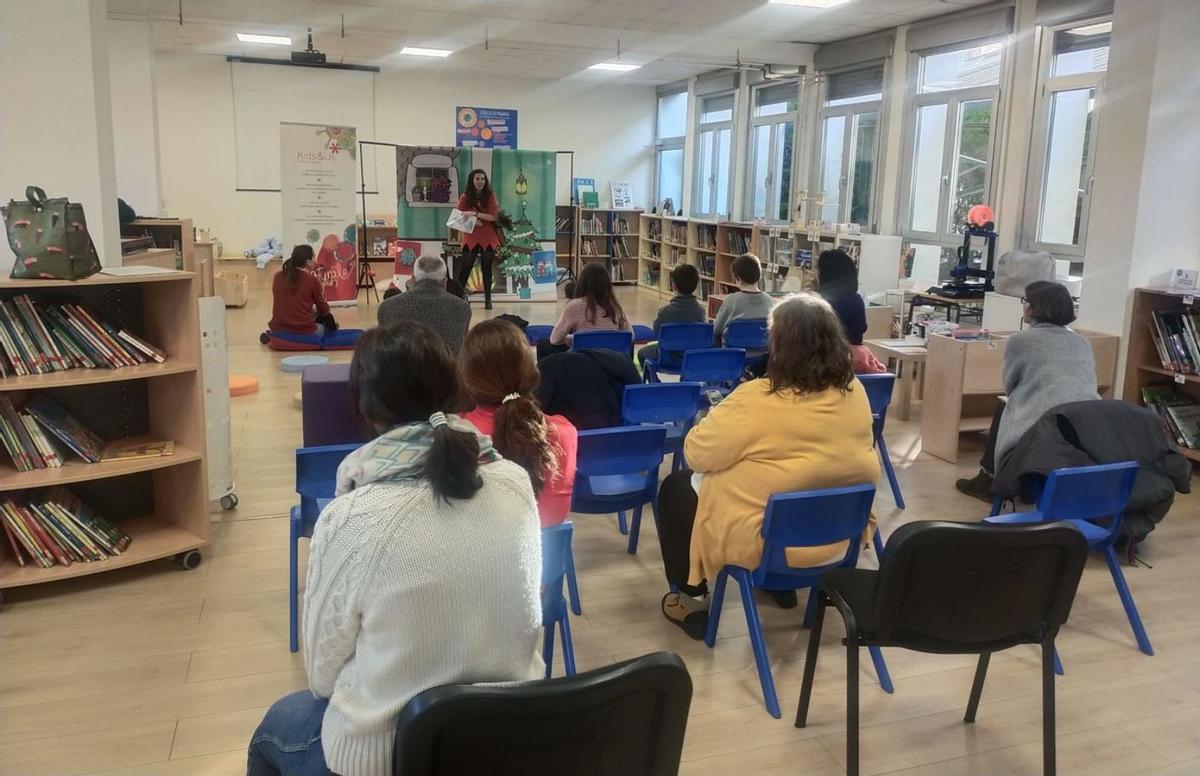 La biblioteca, el nuevo patio del recreo Faro de Vigo