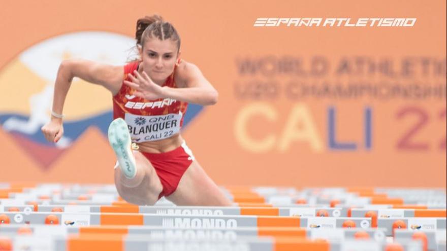 Paula Blanquer, a la final del Mundial con récord de España