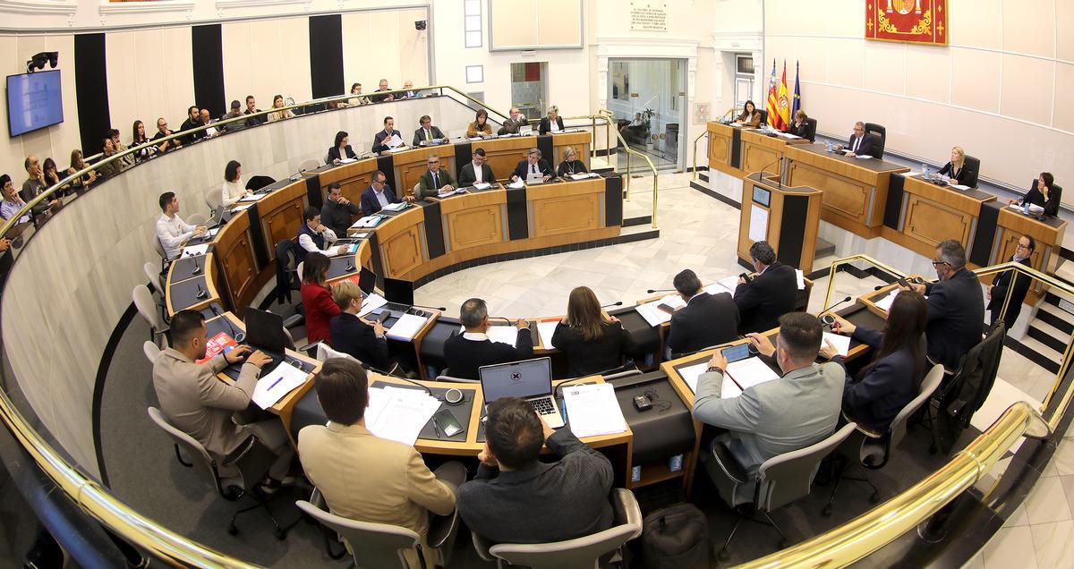 El pleno de la Diputación de este miércoles