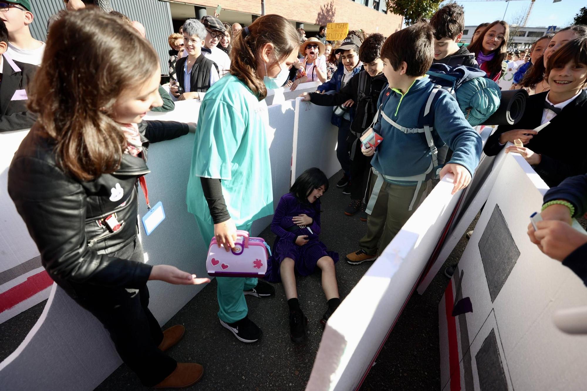 EN IMÁGENES: Así fue el carnaval escolar en el colegio Carmen Ruiz-Tilve de La Corredoria, en Oviedo