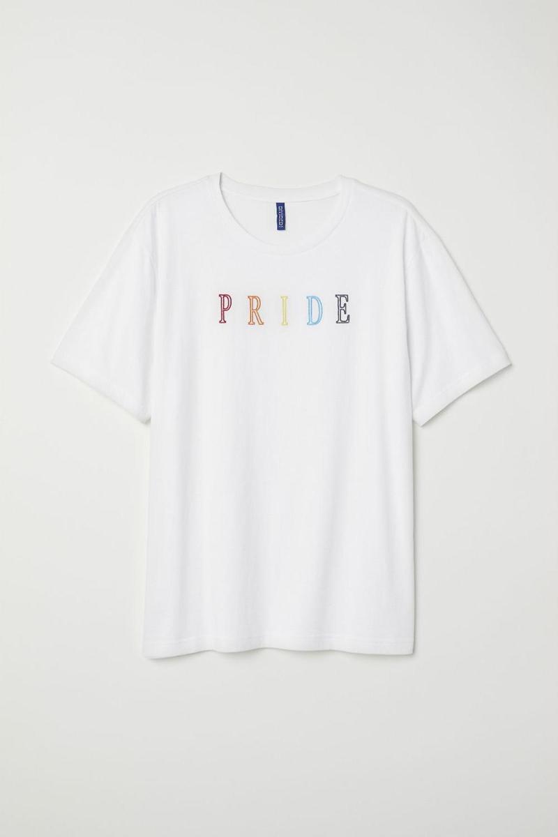 Camiseta blanca 'Pride' de 'Love Of All' by H&amp;M