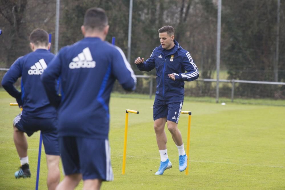 El primer día de Lunin y Luismi en El Requexón