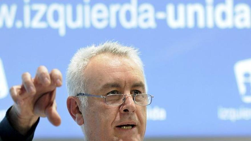 Cayo Lara, que ha sido elegido por el Consejo Político de IU nuevo coordinador general de esta federación.