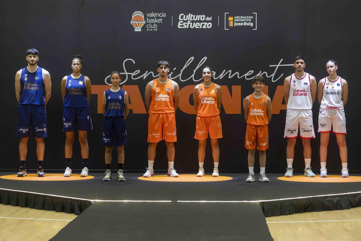 Presentación de los equipajes del Valencia Basket