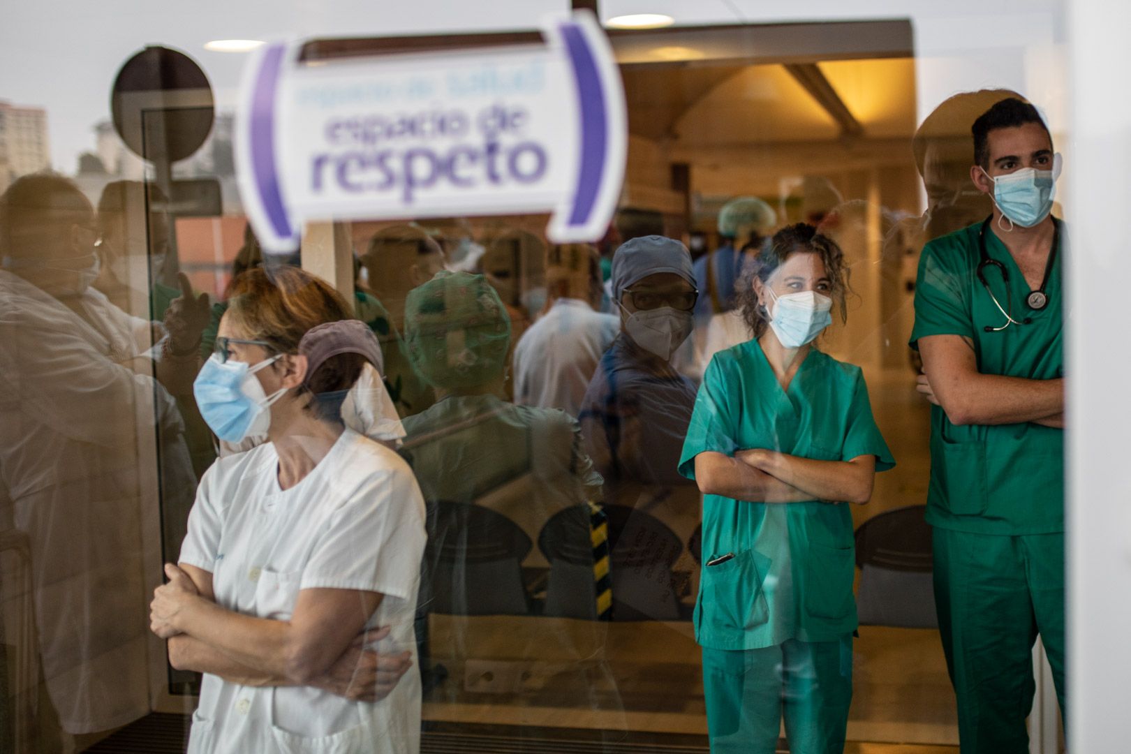 La concentración de médicos en imágenes