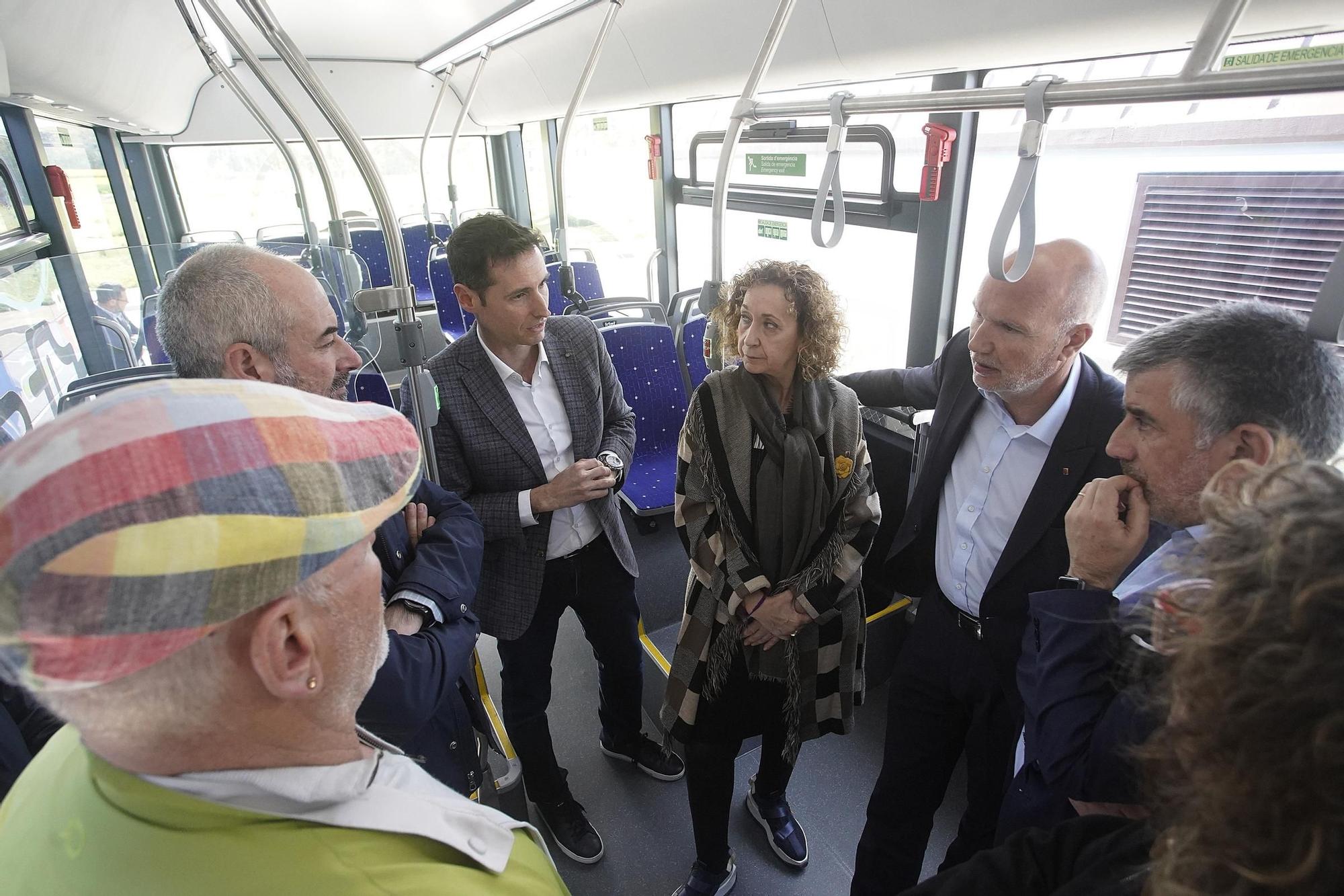 Teisa reforça la connexió entre Girona i Salt amb quatre nous autobusos elèctrics