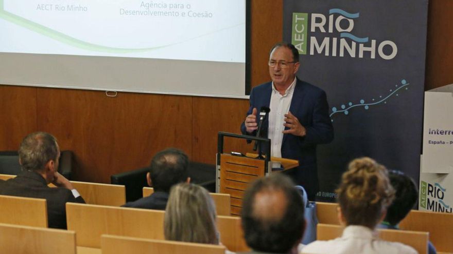 José Manuel Vaz Carpinteira durante el acto.