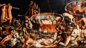 Infierno, pintura anónima fechada hacia 1510 y conservada en el Museo Nacional da Arte Antiga de Lisboa
