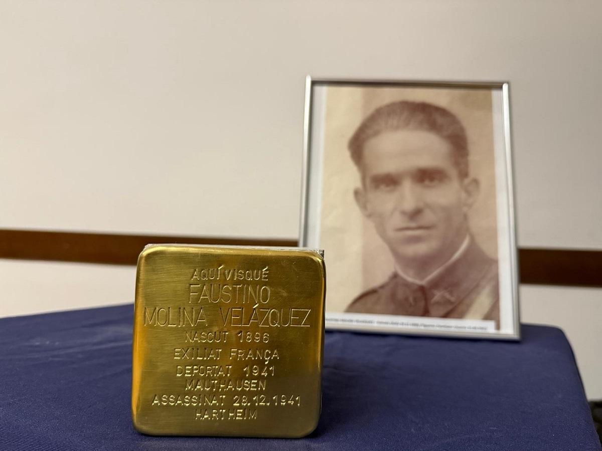 El carrabiner homenatjat i la seva llamborda de la memòria