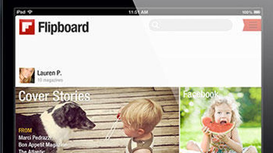 Flipboard, una de las alternativas a Google Reader.