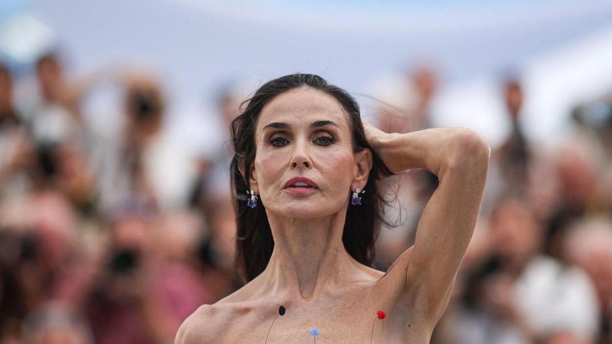 Demi Moore, Cannes y el regreso del fantasma de la delgadez extrema