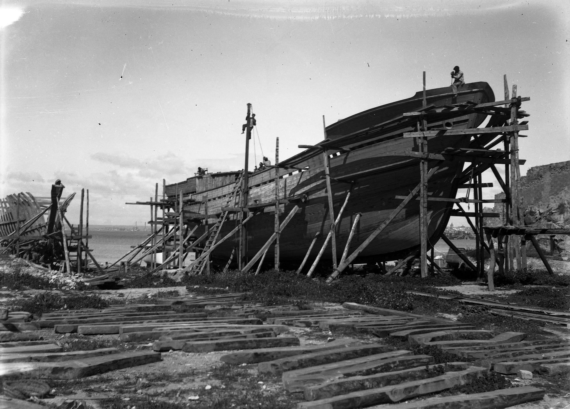 Fotografías históricas de Astilleros de Mallorca