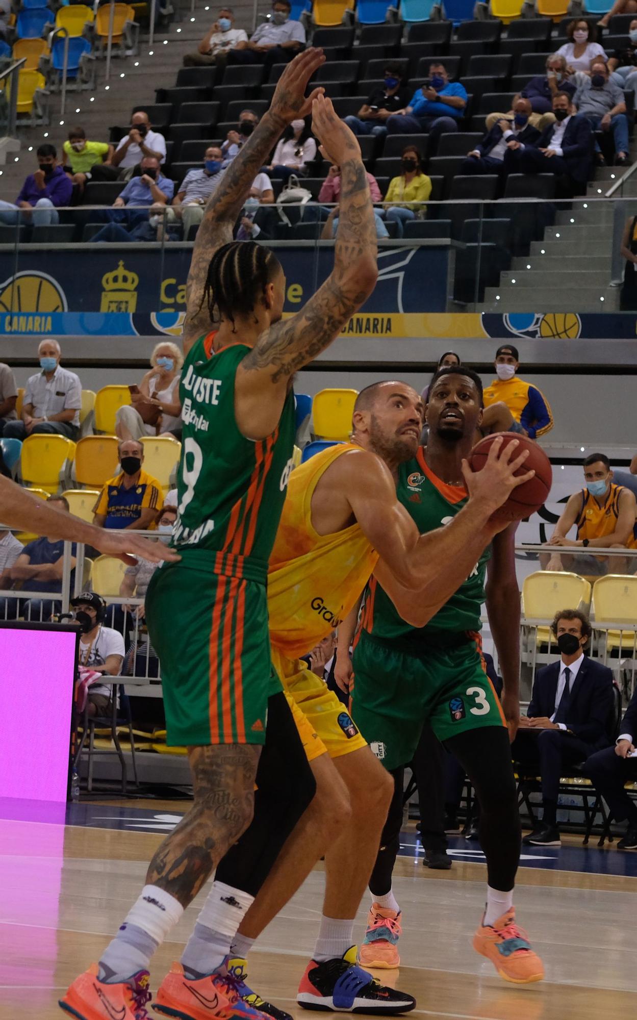 Partido entre el CB Gran Canaria y el Cedevita Olimpija (19/10/2021)