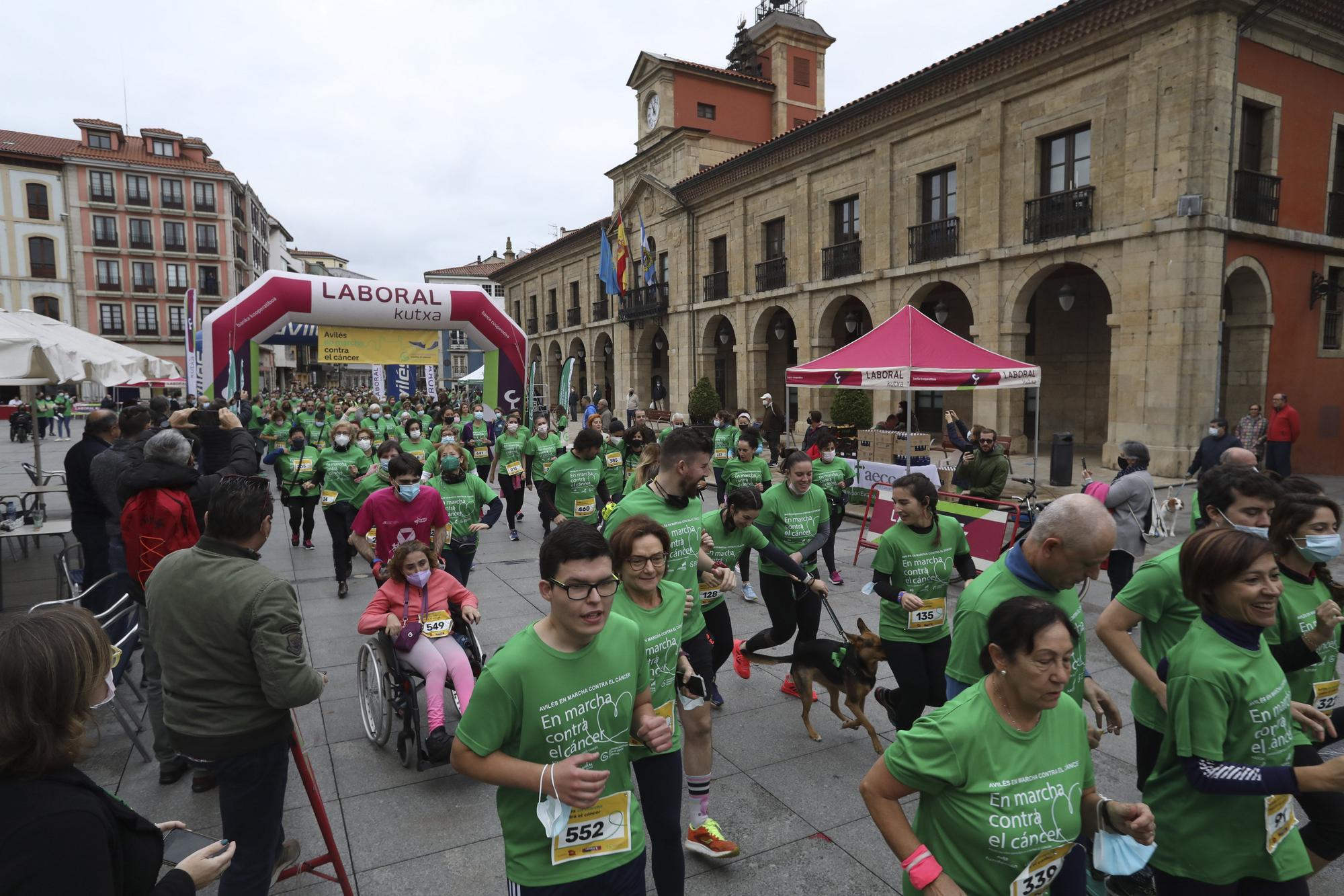 Marcha contra el cáncer de Avilés