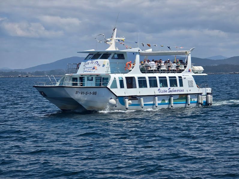 Así se disfruta de los catamaranes de O Grove.