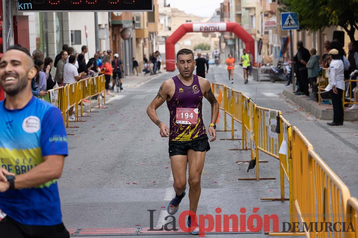 Carrera Popular Urbana y de la Mujer de Moratalla ‘La Villa, premio Marín Giménez (línea de meta)