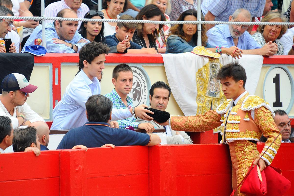 Felipe Juan Froilán de Marichalar y Borbón durante un festejo taurino en Santander.