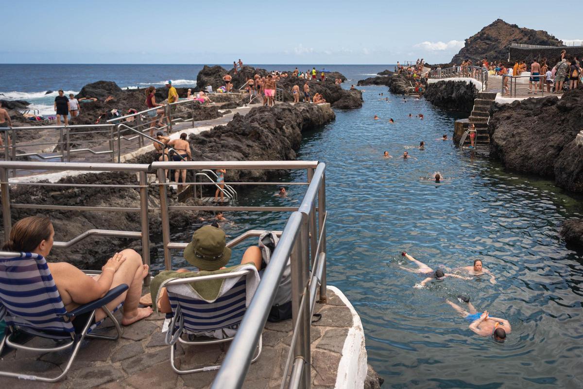 Una jornada en El Caletón, en Garachico Una jornada en El Caletón, en Garachico