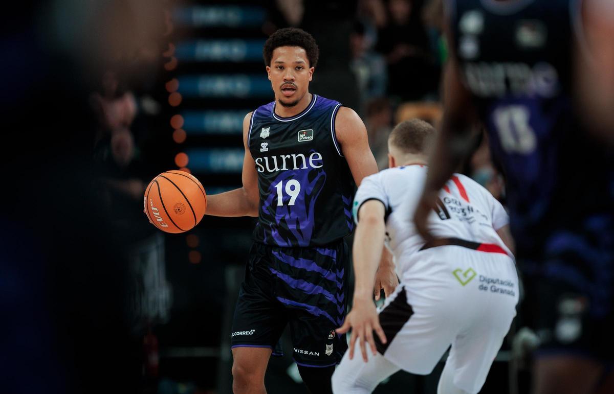 Melwin Pantzar, jugador cedido por el Unicaja en el Surne Bilbao.