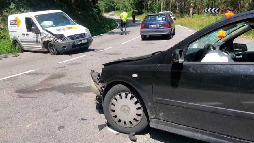 Lugar del accidente esta tarde. // Bernabé/Cris M. V.