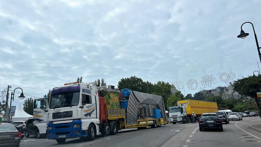 Varias atracciones dejan el Cristo de Cangas para irse a La Encina de Ponferrada