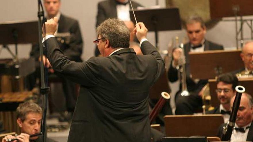 La Banda Sinfónica Municipal de Alicante en concierto, en una imagen de archivo