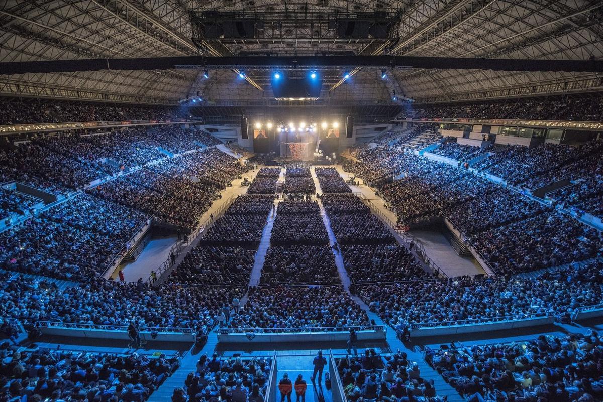 Concert ’Volem acollir’ a favor de les persones refugiades, al Palau Sant Jordi. 