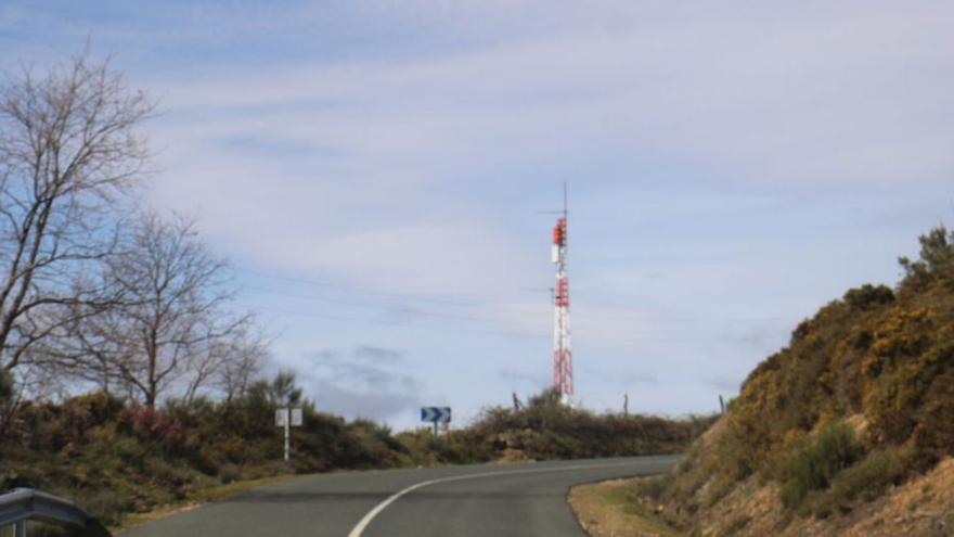 Antena que presta servicio a los vecinos de la zona.