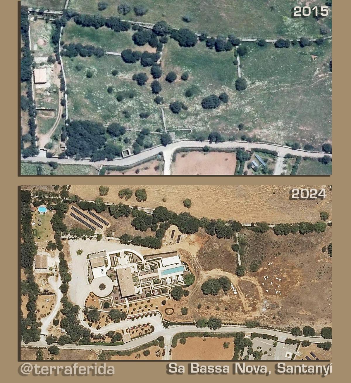 Las imágenes que muestran la transformación del campo de Mallorca en los últimos años