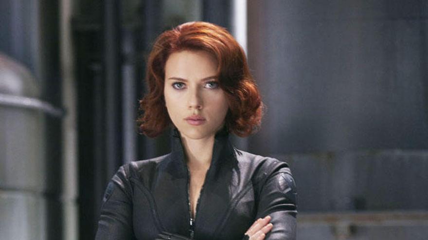 Johansson como la &#039;Viuda Negra&#039;.