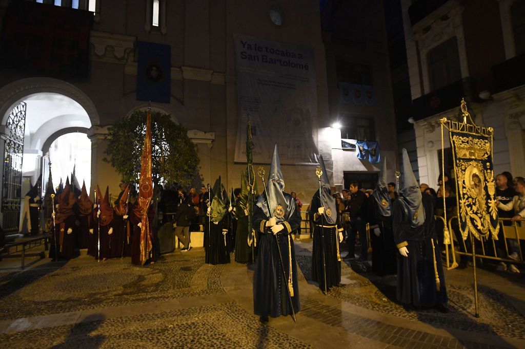 Las imágenes de la procesión del Santo Sepulcro este Viernes Santo en Murcia